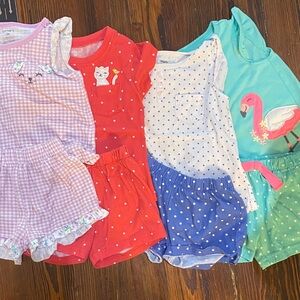 Carter's Kids Pajama Sets - Red, Purple, Blue, Green